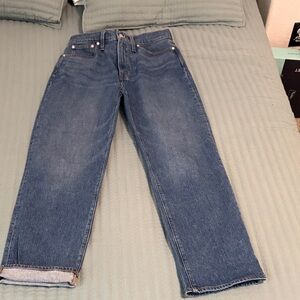 Madewell Men's Straight Jeans in Deep Blue
